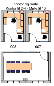 007 Modul del av dobbelt kontor TEK17